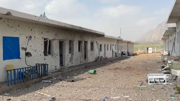 Missile strike targets evacuated opposition camp